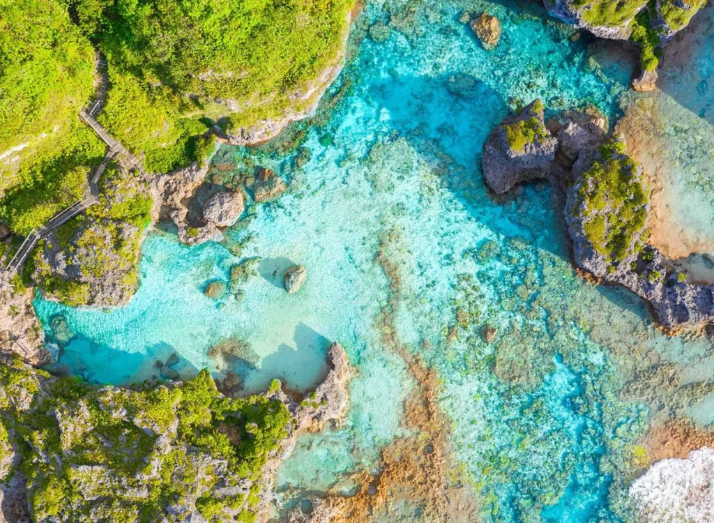 Island of NIUE birds eye view